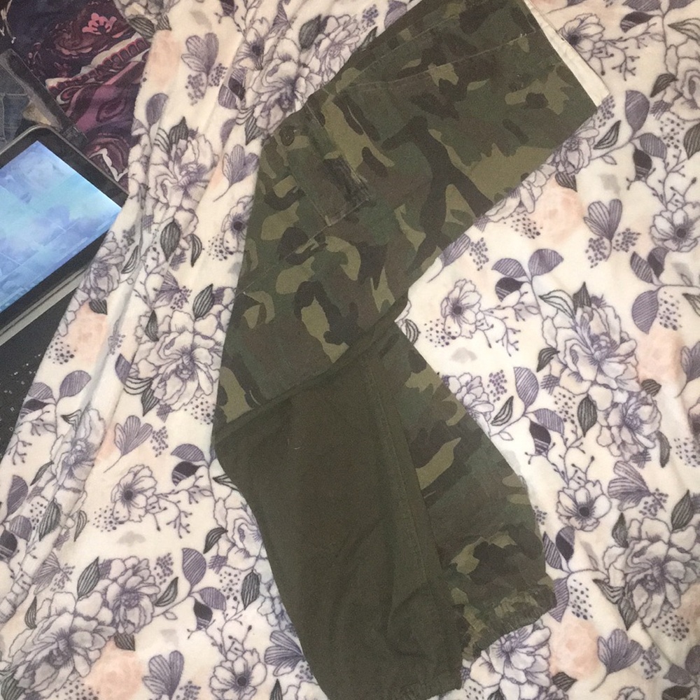 Dual Print Cargo Pants